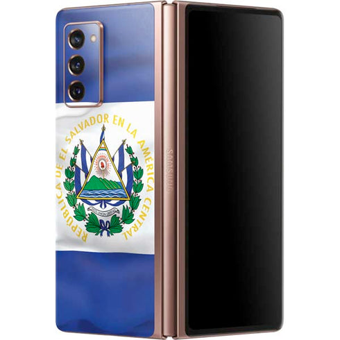 El Salvador Flag Galaxy Z Fold2 5G Skin